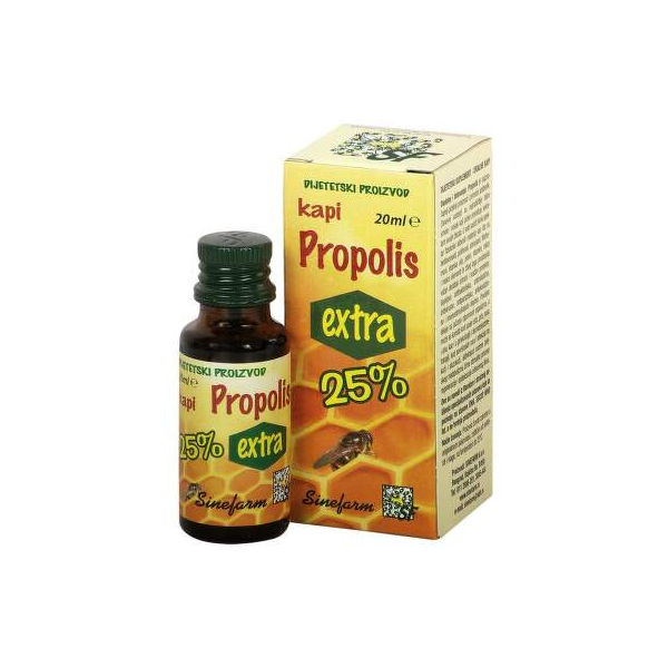 Sinefarm propolis kapi 25 % 20 ml
