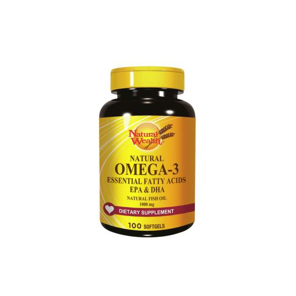 Natural Wealth Natural Omega-3 1000 mg 100 kapsula