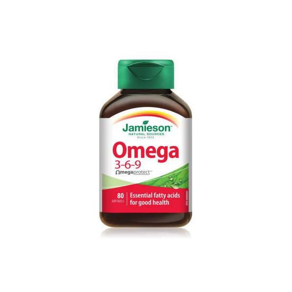 Jamieson Omega 3-6-9 1200 mg 80 kapsula