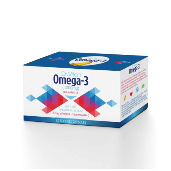 Dr Viton Omega 3 + Vitamin E + Vitamin D3 60 kapsula