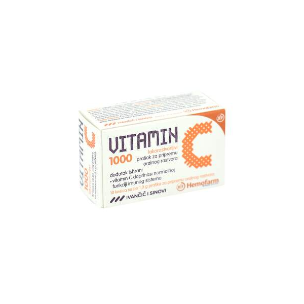 Vitamin C 1000 mg 10 kesica