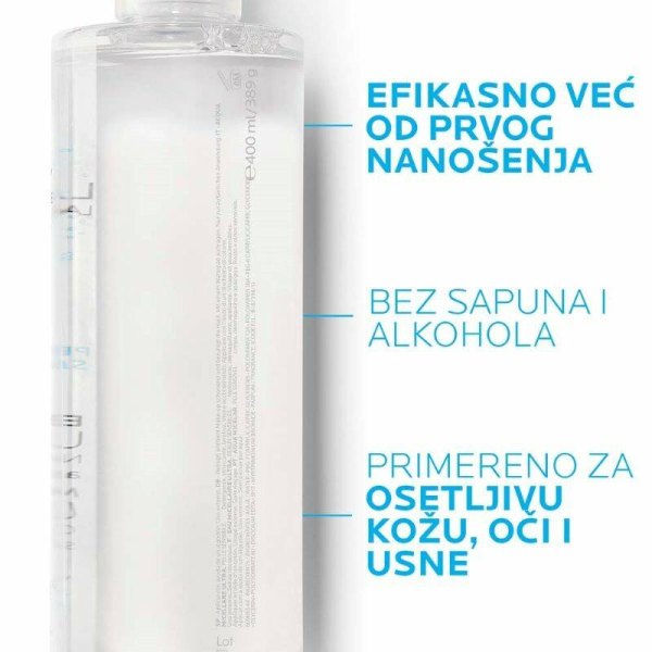 La Roche-Posay Micelarna voda Ultra za osetljivu kožu 400 ml