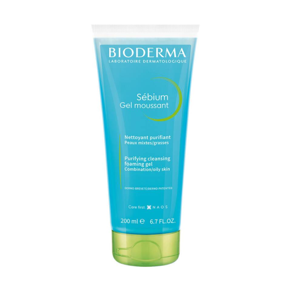 Bioderma Sebium gel za umivanje masne kože, 200 ml Tuba