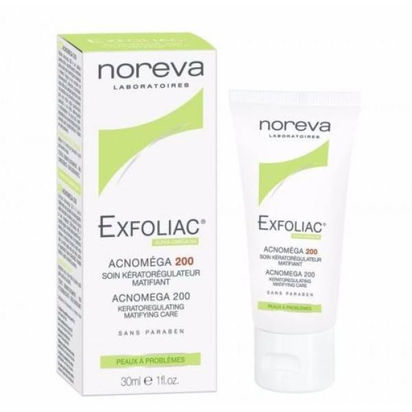 Noreva Exfoliac Acnomega 200 krema 30 ml