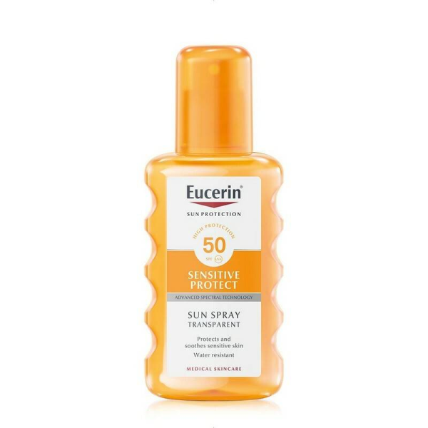 Eucerin Sun Transparentni sprej za zaštitu osetljive kože od sunca SPF 50+ 200 ml