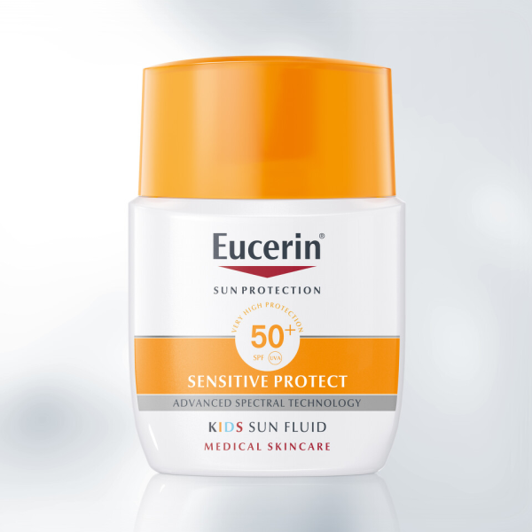 Eucerin Sun Fluid za zaštitu osetljive dečije kože od sunca SPF 50+ 50ml