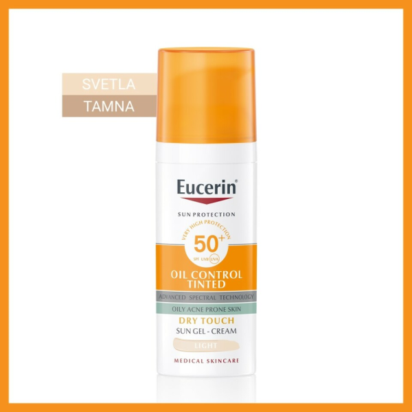 Eucerin Oil control za zaštitu kože od sunca SPF50+ 50ml
