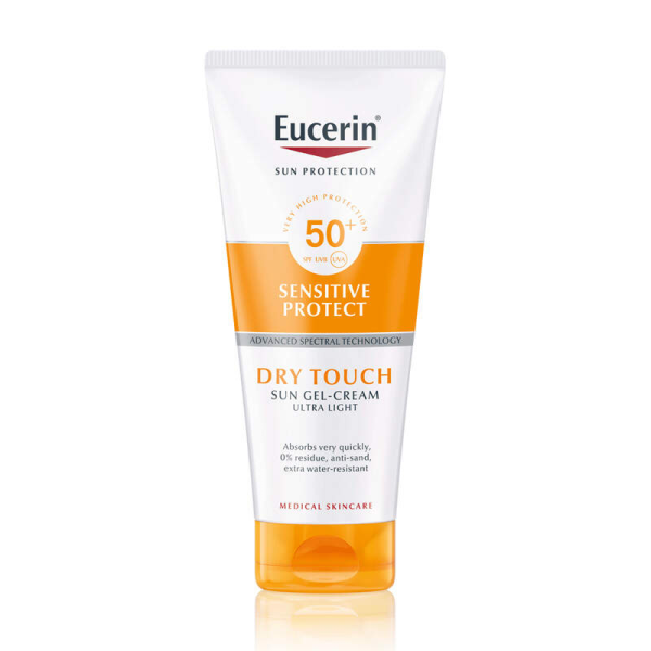Eucerin Dry Touch gel-krem za zaštitu osetljive kože od sunca SPF50+ 200ml