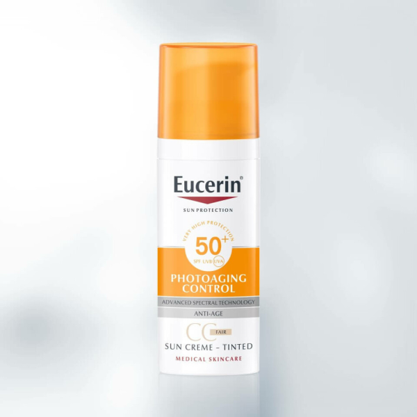 Eucerin Anti-age tonirana krema za zaštitu od sunca SPF 50+ svetla 50ml