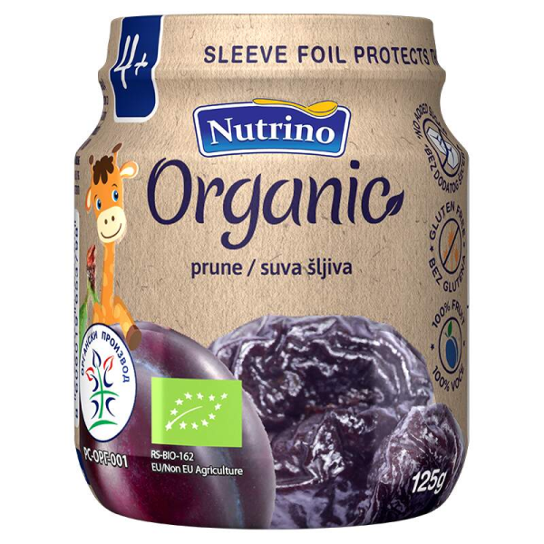 Nutrino Organic Pire suva šlljiva, 125 g