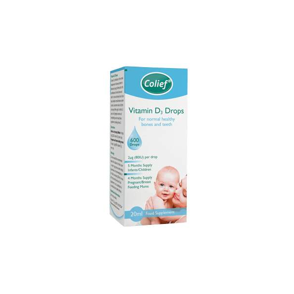 Colief kapi za bebe vitamin D3 20 ml
