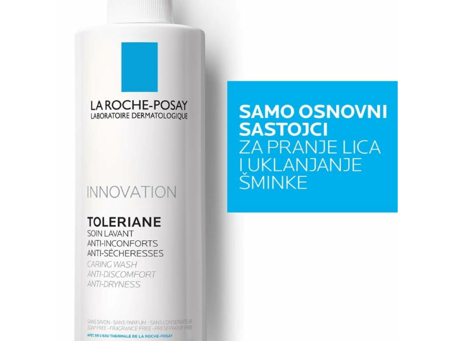 La Roche-Posay Toleriane negujući gel za pranje lica 400 ml