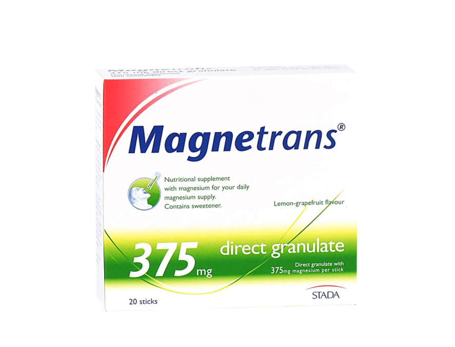 Magnetrans direkt prašak 375 mg 20 kesica