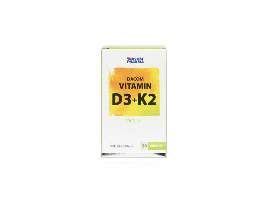 Dacom D3 VITAMIN 2000IU + K2 30 kapsula