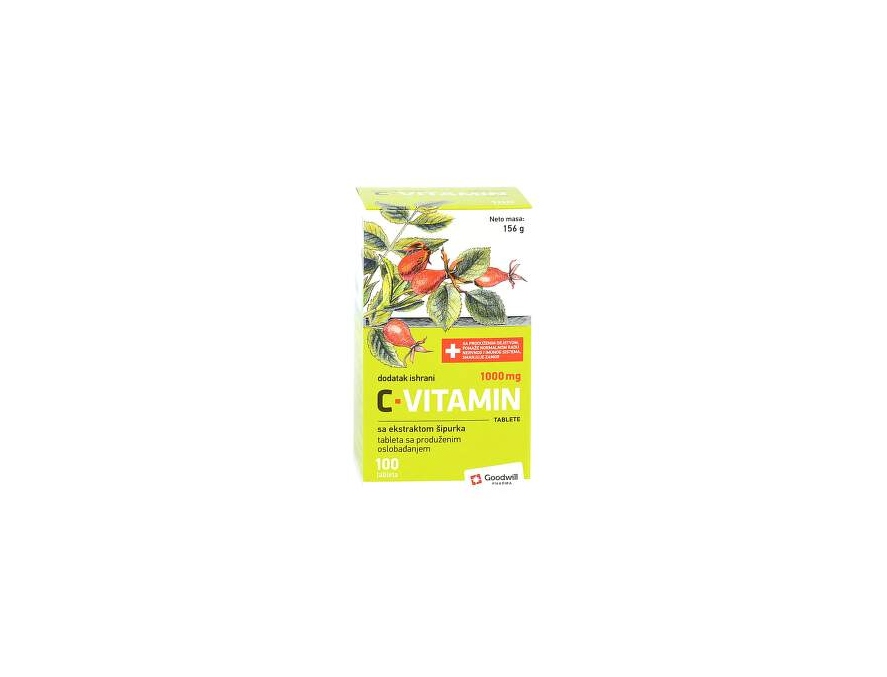 Goodwill C-vitamin 1000 mg 100 tableta