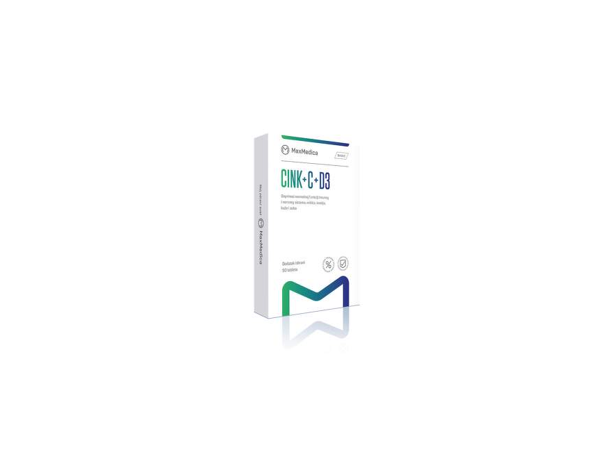 MaxMedica Cink+C+D3 30 tableta