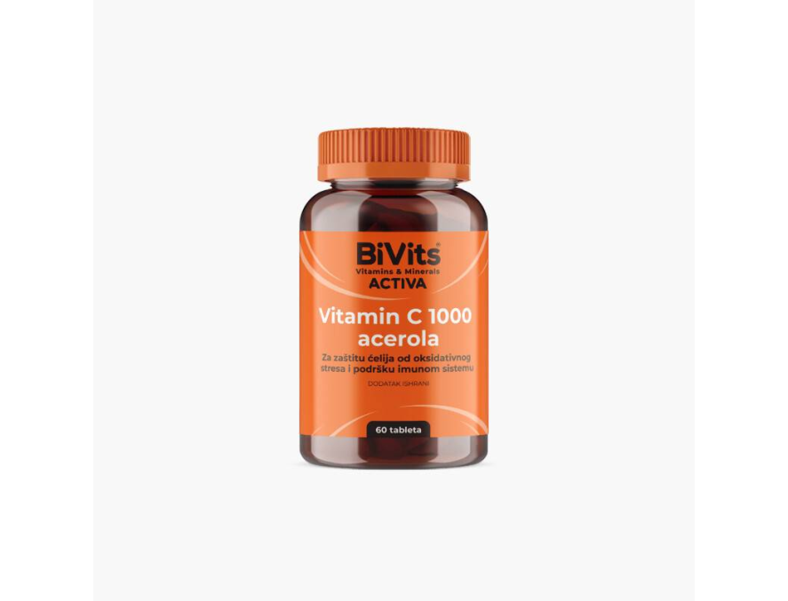 BiVits Activa Vitamin C 1000 acerola 60 tableta