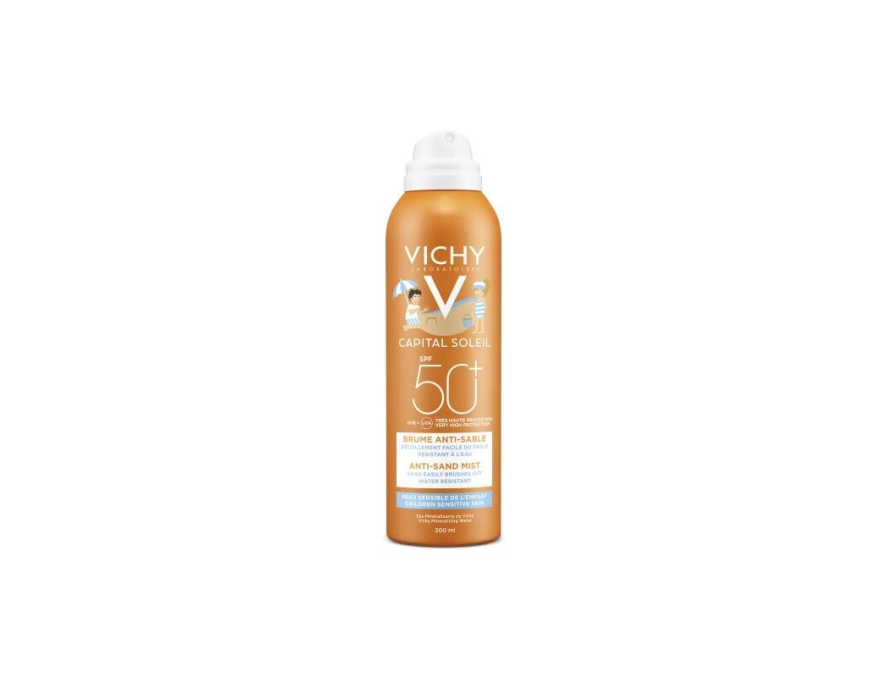 Vichy Capital Soleil Dečiji sprej protiv prilepljivanja peska na kožu SPF 50+ 200 ml