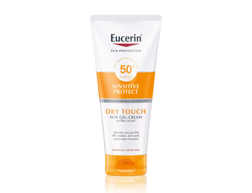 Eucerin Dry Touch gel-krem za zaštitu osetljive kože od sunca SPF50+ 200ml