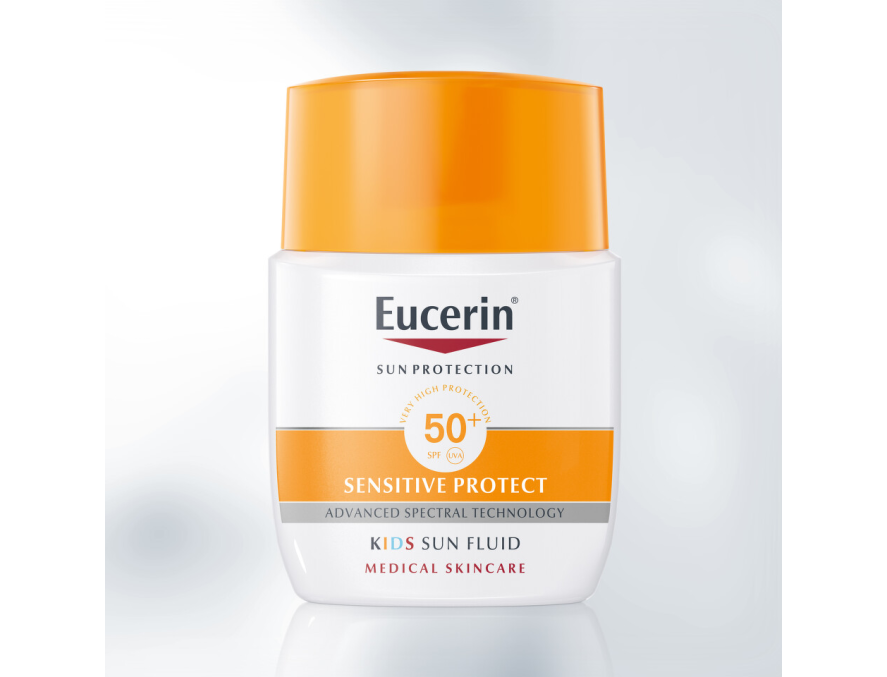 Eucerin Sun Fluid za zaštitu osetljive dečje kože od sunca SPF 50+ 50 ml