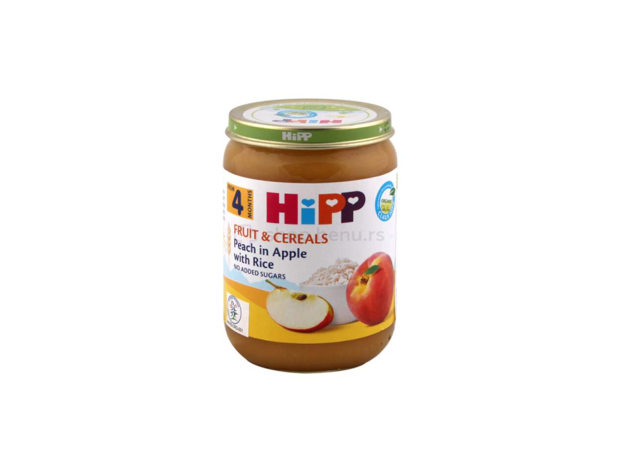 Hipp kašica integralni pirinač sa voćem 190 g