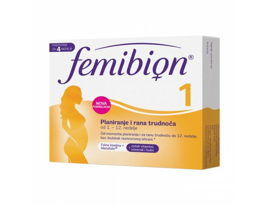 Femibion 1, 28 film tableta