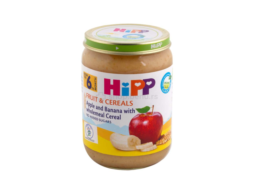 Hipp kašica integralne žitarice, jabuka i banana 190 g
